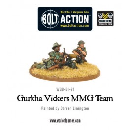 Gurkha Vickers MMG team