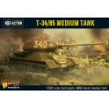 Plastic T-34/85 medium tank