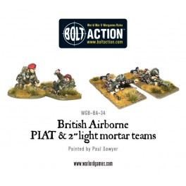 British Airborne PIAT and Light Mortar teams