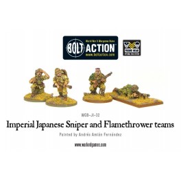 Imperial Japanese Sniper and Flamethrower teams