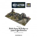 Polish Army 75mm light artillery