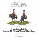 Mounted Napoleonic British Infantry Officers (Waterloo campaign)