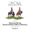 Mounted Napoleonic British Infantry Officers (Waterloo campaign)
