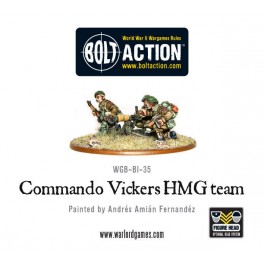 British Commando Vickers MMG Team