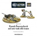 Finnish Panzerschreck and anti-tank rifle teams