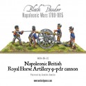 Napoleonic British Royal Horse Artillery 9-pdr cannon