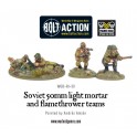 Soviet 50mm light mortar and Flamethrower teams