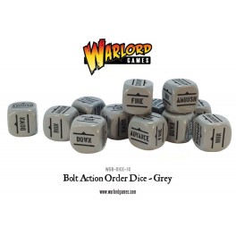 Bolt Action Orders Dice packs - Grey