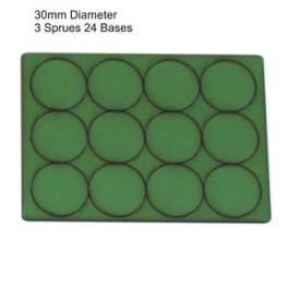 Socles vert diamètre 30mm Socles vert diamètre 30mm