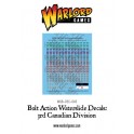 3rd Canadian Division decal sheet