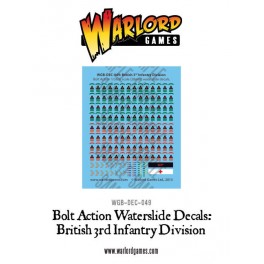 British 3rd Infantry Division decal sheet