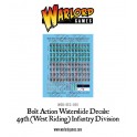 British 49th (West Riding) Infantry Division decal sheet