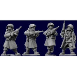 SWW352 Infanterie US en manteau avec carabines