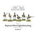 Napoleonic Nassau Light Infantry firing