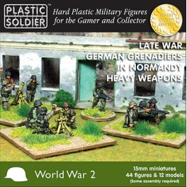 15mm German Grenadiers in Normandy Heavy Weapons