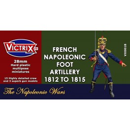 28mm Napoleonic French Artillery 1812 to 1815