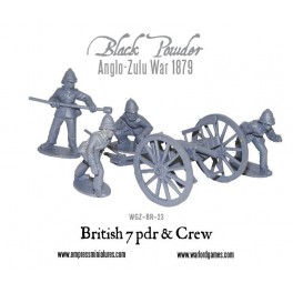 British 7 Pdr & Crew 1879