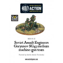 Soviet Assault Engineers SG43 HMG team