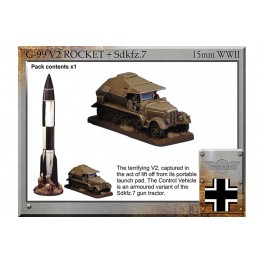 G-99 V2 rocket + Sdkfz.7 Control Vehicle