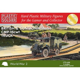 1/72nd British and Commonwealth CMP 15cwt truck