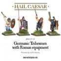 Guerriers germains avec équipement romain