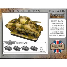 B-48 British desert Sherman x 4