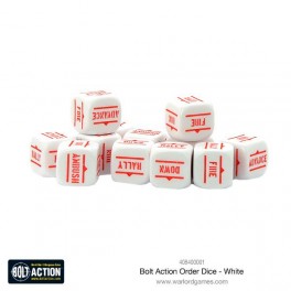 Bolt Action White Order Dice pack