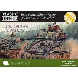 15mm Easy Assembly Sherman M4A4 and Firefly Tank