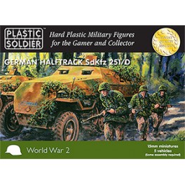 15mm Easy Assembly German Sdkfz 251 Ausf D Half track