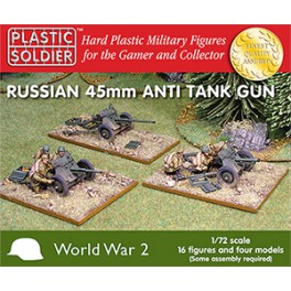 1/72nd Russian 45mm anti tank gun