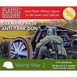 1/72nd German Pak 38 anti tank gun