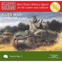 1/72nd Easy Assembly Sherman M4A1 75mm Tank