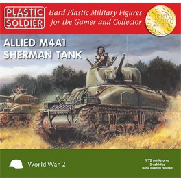 1/72nd Easy Assembly Sherman M4A1 75mm Tank