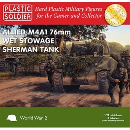 1/72nd Easy Assembly Sherman M4A1 76mm Wet Tank