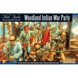 French Indian War 1754-1763: Woodland Indians War Party 